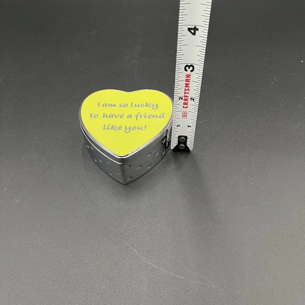 Vtg Things Remembered Heart Shaped Friends Jewelry Box NIB Gift
